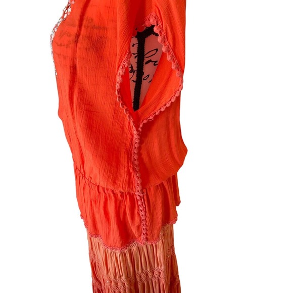 Women’s Valerie Stevens Size Medium Skirt and Shirt Beaded Ombré Skirt Elastic - Picture 3 of 16